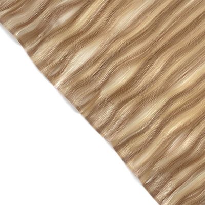 Remy Hair Dyeable PU Skin Weft/Tape Weft Extension mit Highlight Tape in Haarverlängerungen