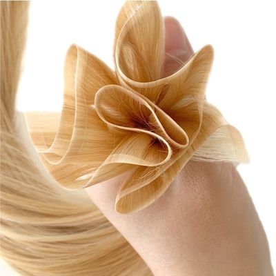Human Hair Straight Style PU Skin Weft Handgebunden Mini Flat Weft für Salon Remy Haare