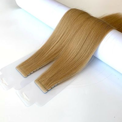 Ausgerichtet auf der Nagelhaut, doppelt gezogen, mit unsichtbarem Band, Haarverlängerungen zur vollen Zahlung