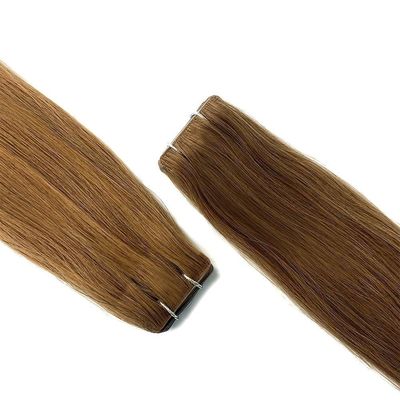 Haare Länge 20 Zoll Natürliches, Unsichtbares, Doppelt gezogenes Jungfrauband in menschlichen Haarverlängerungen