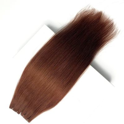 Haare Länge 20 Zoll Natürliches, Unsichtbares, Doppelt gezogenes Jungfrauband in menschlichen Haarverlängerungen