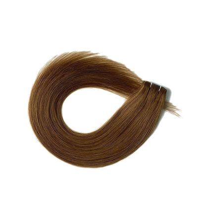 Haare Länge 20 Zoll Natürliches, Unsichtbares, Doppelt gezogenes Jungfrauband in menschlichen Haarverlängerungen