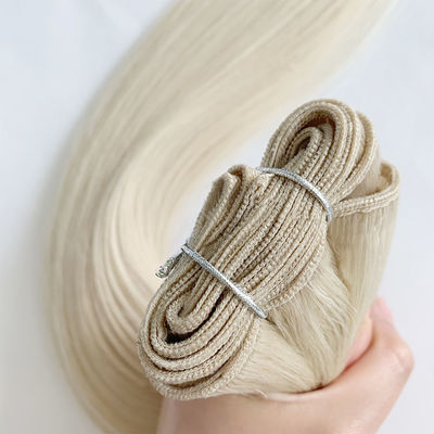 Doppelt gezogene Haare Fugen russische Remy Haare Erweiterungen Gerade Stil Keine Vergießung