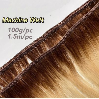 100 g/Packung Doppelgezogene 100 Cutikula Remy Haarweite Erweiterung mit Anfangszahlung