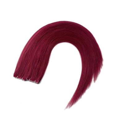 Europäisches doppelt gezogenes russisches menschliches Haar Band Haarverlängerung Dicke End unsichtbar 7,5 * 70 cm