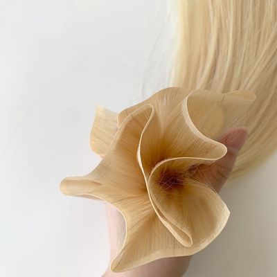 Kleines Loch PU Nahtloses Band Haare Hautwebe Doppelt gezogene Erweiterungen 50cm Paketgröße
