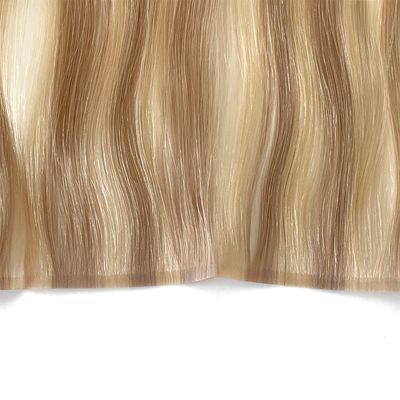 Rohhaarverlängerungen 100% menschliches Haar Doppelgezogene PU-Haarwebe Unsichtbare PU-Haarwebe