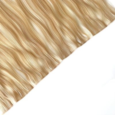 Human Hair PU Hautweft in Muti-Farbe für die Verpackung Größe 50,00cm * 8,00cm * 3,00cm