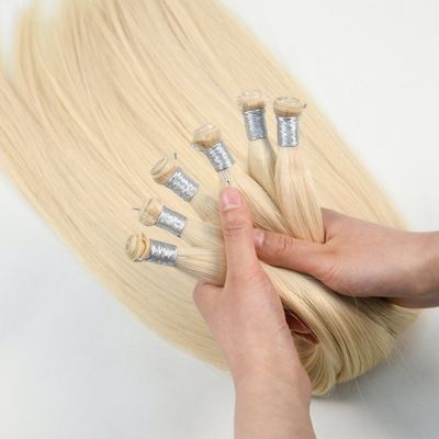 50.00cm * 8.00cm * 3.00cm Paketgröße Genius Weft Remy 12A Haarextensionen