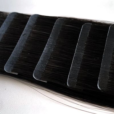 100% jungfräuliches menschliches Haar mit doppelt gezogenem, schlankem, nahtlosem Band für Haarverlängerungen und Farbstoffen