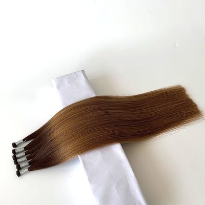 Doppelt gezogene menschliche Jungfrau Haare Erweiterungen Genius Weft in 0,300kg Paket Bruttogewicht