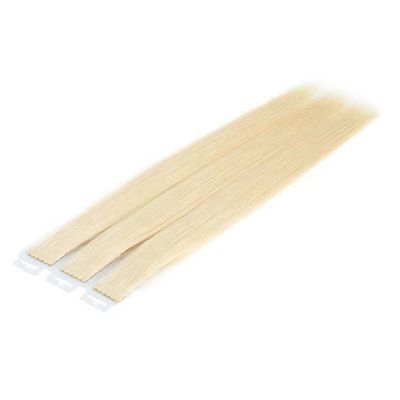 Vollkutikel ausgerichtet Mini-Tape Haarverlängerungen doppelt gezogen 613 Blond 1 * 1 Größe Kleines Band