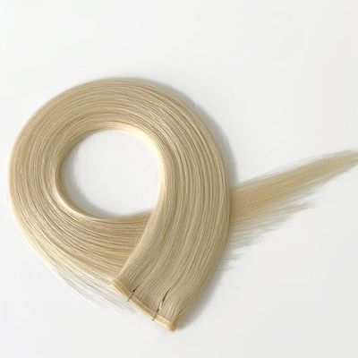 100g/Packung Muti-Color Remy-Menschhaar Flachgewebe Doppelt gezogenes Rohhaar