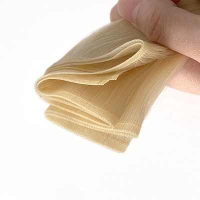 100g/Packung Muti-Color Remy-Menschhaar Flachgewebe Doppelt gezogenes Rohhaar