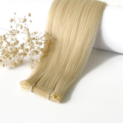50.00cm * 8.00cm * 3.00cm Paketgröße Gerade menschliches Haar Jungfrau Flat Weft Erweiterungen