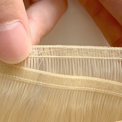 50.00cm * 8.00cm * 3.00cm Paketgröße Gerade menschliches Haar Jungfrau Flat Weft Erweiterungen