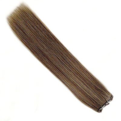 24 Zoll Anpassung dünn weich leicht nahtlos Geflecht Remy 12A Grade Geflecht Haarverlängerungen