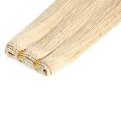Doppel gezeichnet Blonde Remy Weft menschliche Haarverlängerungen Schnelllieferung und günstiger Preis