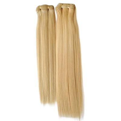 100% Remy-Haar Jungfrau Russische Blondine Nahtlose Haarverlängerungen ohne Vergießen
