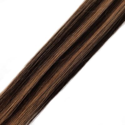 Natürliche und streichbare Muti-Farbe Doppelseitige Hautweben menschliches Haar PU Haarverlängerungen