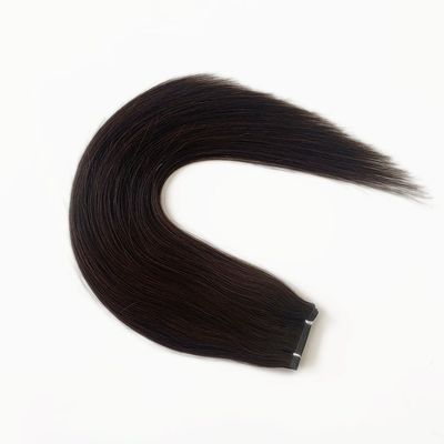 Zweifach gezogenes PU-Haut-Woffe nahtloses Haar Luxus Jungfrau brasilianisches menschliches Haar für Anfragen