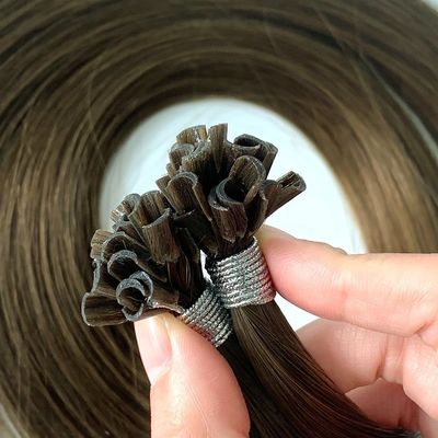 Doppel gezogene U-Spitze für menschliche Remy-Haarverlängerungen mit Keratin-Vorbindungsverhältnis UT-23502