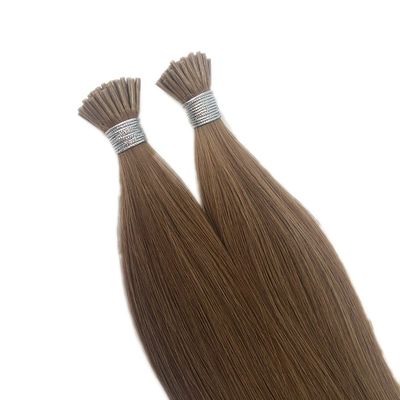 Super doppelt gezogene europäische Nagelhaut intakt Keratin I Tip 100% Remy Naturhaar IT-20189