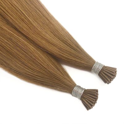 Super doppelt gezogene europäische Nagelhaut intakt Keratin I Tip 100% Remy Naturhaar IT-20189