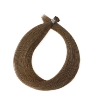 Super doppelt gezogene europäische Nagelhaut intakt Keratin I Tip 100% Remy Naturhaar IT-20189