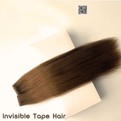 100% Remy-Tape-Haar Gerade Brazalianische menschliche Haarverlängerung 20 Zoll