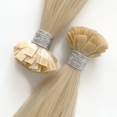 Kaufen U V Fan Y I Tip Keratin menschliches Haar Graue Fusion Bond Haarverlängerungen 1g/Strang