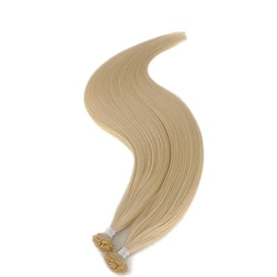 Kaufen U V Fan Y I Tip Keratin menschliches Haar Graue Fusion Bond Haarverlängerungen 1g/Strang