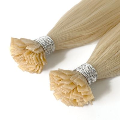 Roh Flachspitzenhaar Natürliche Farbe Gerade Haare Jungfrau Remy Russische Haarverlängerungen US