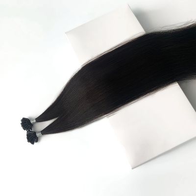 12-28 Zoll gerade U Spitze menschliche Haarverlängerungen doppelt gezogen mit intakter Nagelhaut