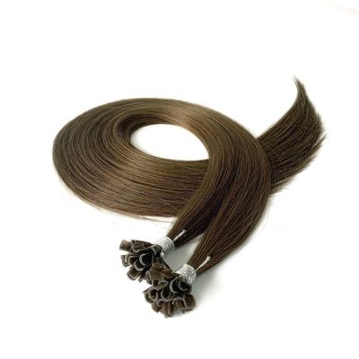 Muti-Color 100% Jungfräuliches menschliches Haar Doppelt gezogen Roh U Spitze Haarverlängerungen Flachspitze