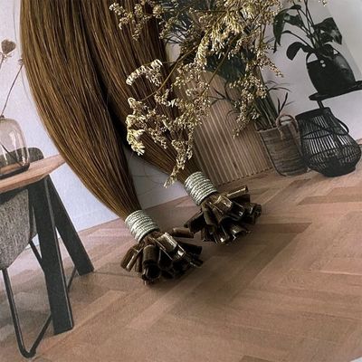 Muti-Color 100% Jungfräuliches menschliches Haar Doppelt gezogen Roh U Spitze Haarverlängerungen Flachspitze