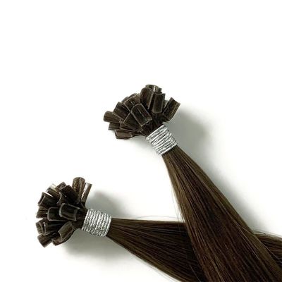 Muti-Color 100% Jungfräuliches menschliches Haar Doppelt gezogen Roh U Spitze Haarverlängerungen Flachspitze