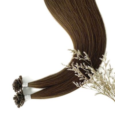 Individuell vorgebundene Flachspitze Haarkonnektor U Spitze Ombre 2t Highlight Farbe Erweiterung