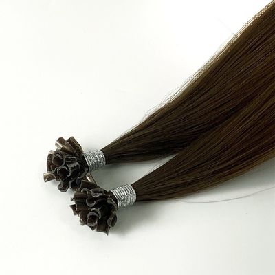 Individuell vorgebundene Flachspitze Haarkonnektor U Spitze Ombre 2t Highlight Farbe Erweiterung
