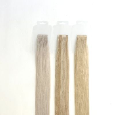 Blonde Farbe Nahtlos schlankes Band Haarverlängerungen für Frauen Farbstoff Farbstoff in US