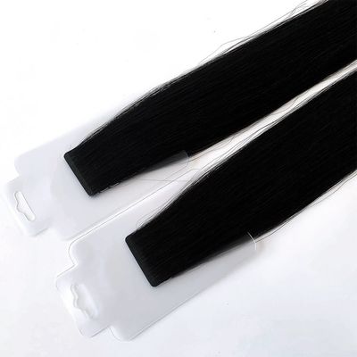 Unsichtbares nahtloses Band Haare Erweiterungen Stick Vorgebundenes brasilianisches Haar