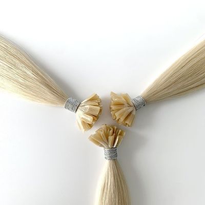 Russische Keratin U Tip Human Hair Extensions Roh jungfräulich doppelt gezogen Remy Versandkosten