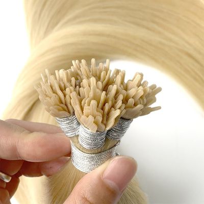 100% menschliche Haare vorgebundene Ventilator Spitze Keratin Y Spitze Haarverlängerungen für kundenspezifische Anfrage