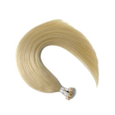 Doppelt gezogene Remy-Haarverlängerungen in U/I/Y-Spitze mit Flachspitze Keratin