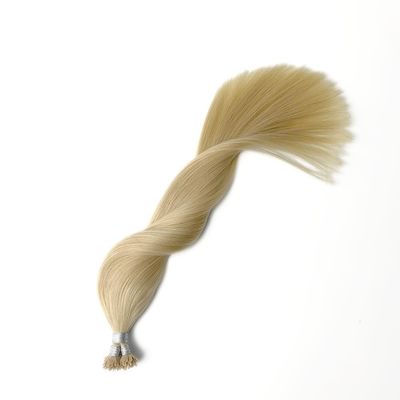 Dicke Enden Doppel gezogene Nagelhaut Jungfrauenhaar Vorgebunden Keratin Y Spitze menschliche Haarverlängerungen