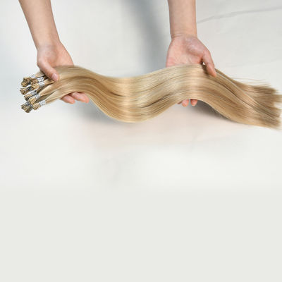 Unverarbeitetes brasilianisches Haar vorgebundenes menschliches Keratin I Tip Haarverlängerungen Itip-231011