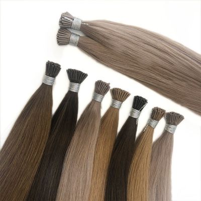 Keratin Micro Link Roh jungfräuliches Haar Vorgebunden I Tipp Haarverlängerungen für farbfähiges Haar