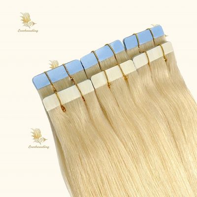 Haare mit Tape Long Blonde Farbe Haarverlängerungen Paket Bruttogewicht 0,400kg