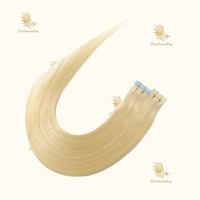 12A Grade Blonde Farbband Haarverlängerungen ohne Verwicklung und erschwinglich für verwicklungsfreie Haare