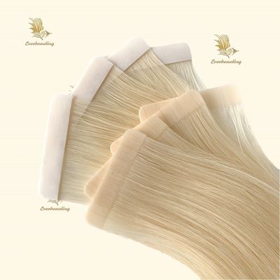 Rohblondes Haar Band Haarverlängerungen mit 200 Packungen / Karton 50,00cm * 8,00cm * 3,00cm